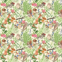 Custom Children's Forest Mural Wallpaper | Cartoon Animals | Made to Measure