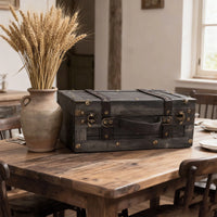 Vintage Wooden Storage Trunk