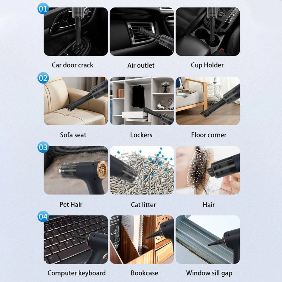 Wireless car vacuum
