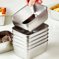 Stainless steel food container set