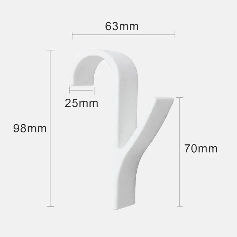 Radiator Rail Hook Clips | Towel & Clothes Hanger Holder