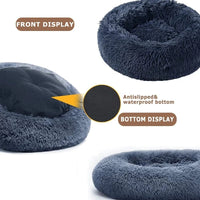 Round Plush Pet Bed | Dogs & Cats | 40–90cm