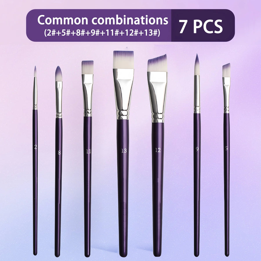 Professional painting brush set
