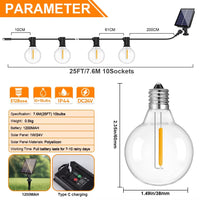 G40 Outdoor Solar String Lights