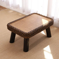 Rattan Coffee Table & Cushion Set