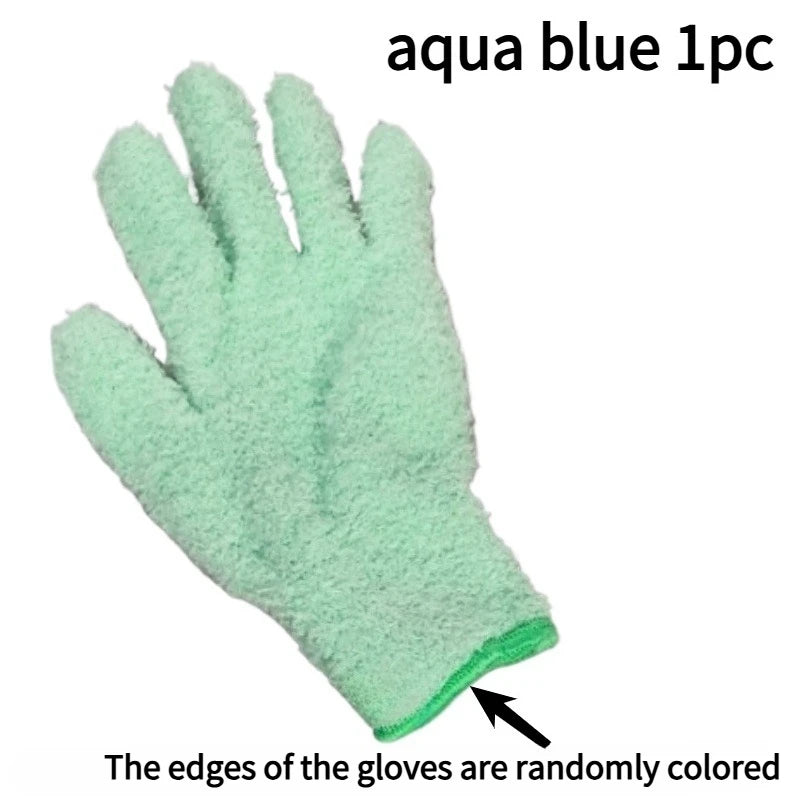 Microfiber Dusting Gloves — Stretchable & Breathable, 6 Colours