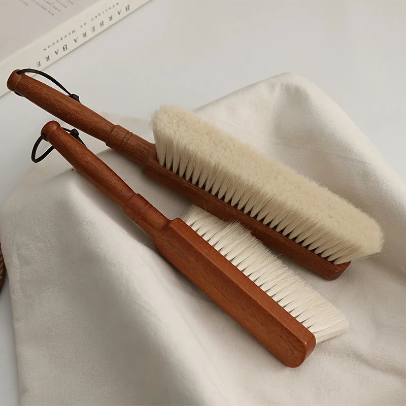 Natural Fibre Dust Brush | Wooden Handle