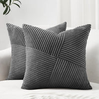 Corduroy Textured Cushion Cover | Boho Windmill Pattern | 45×45cm