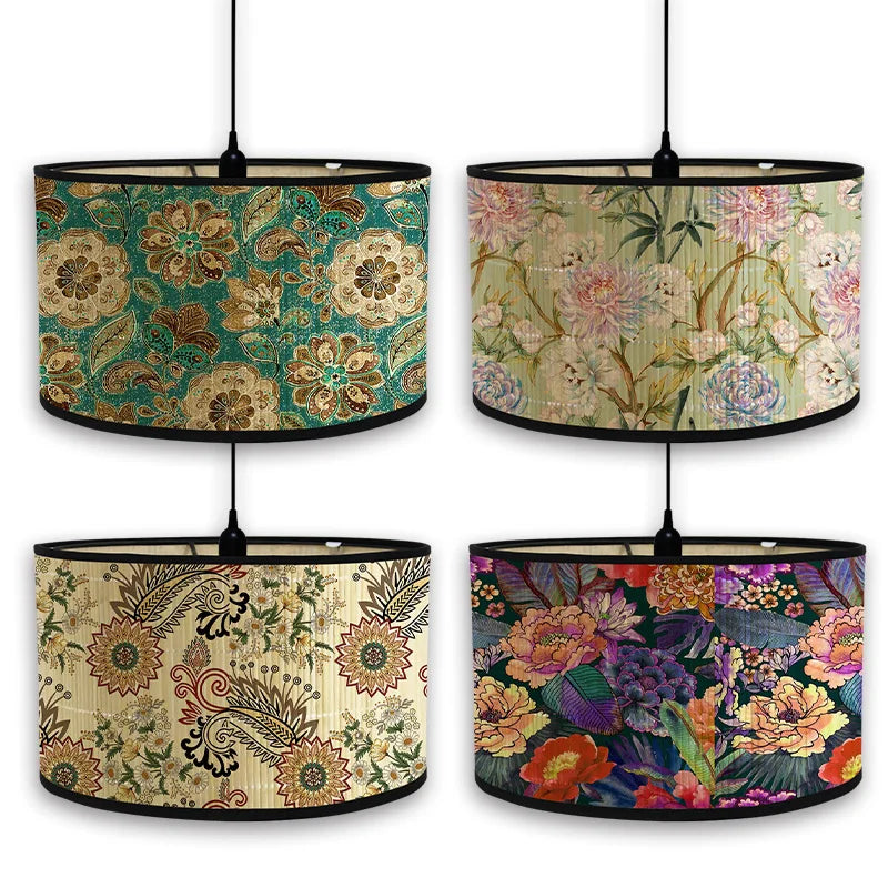 Handmade bamboo lampshade