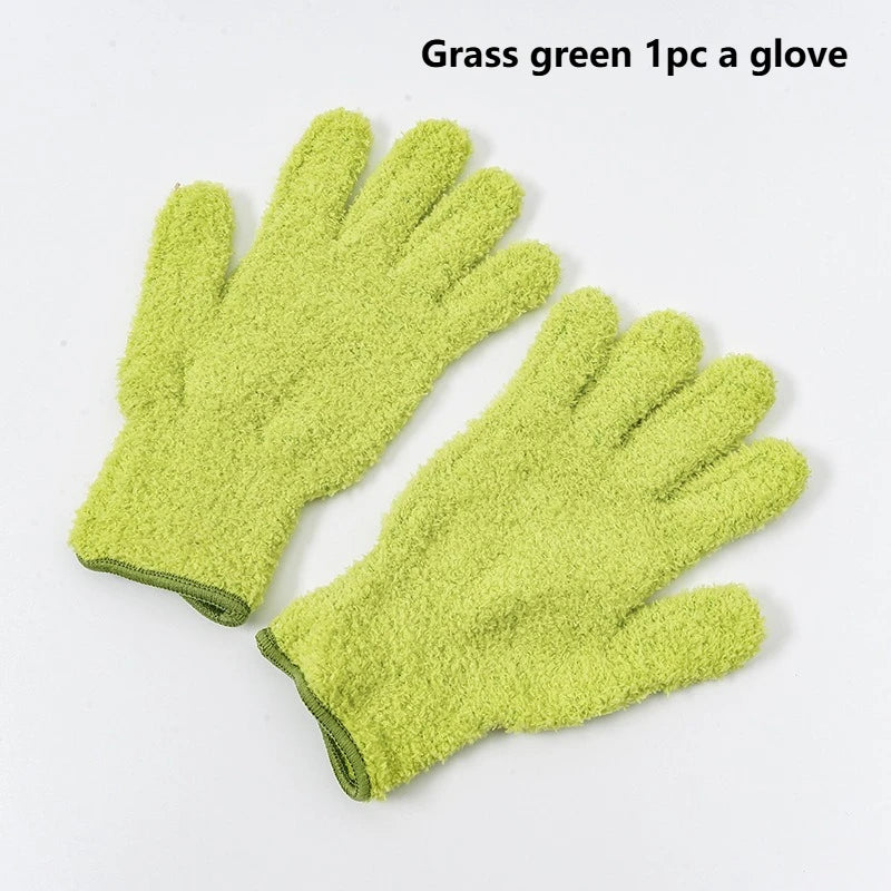Microfiber Dusting Gloves — Stretchable & Breathable, 6 Colours