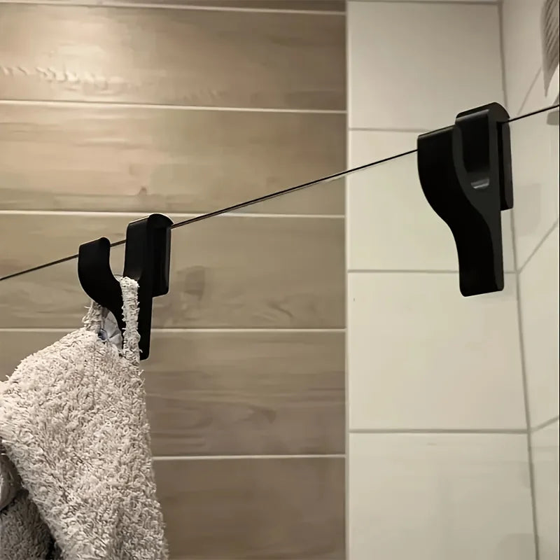 Shower Door Towel Hook for 8mm Glass Doors — No Drilling Required