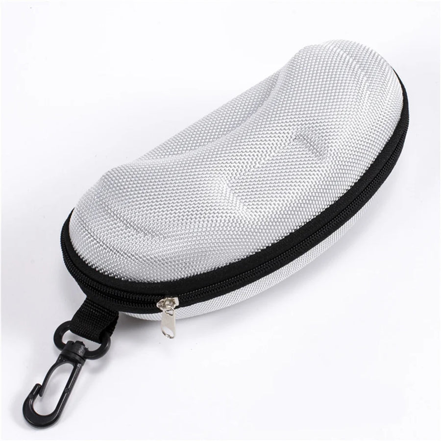 Hard-Shell Glasses Case with Clip & Lanyard — Sunglasses & Eyewear