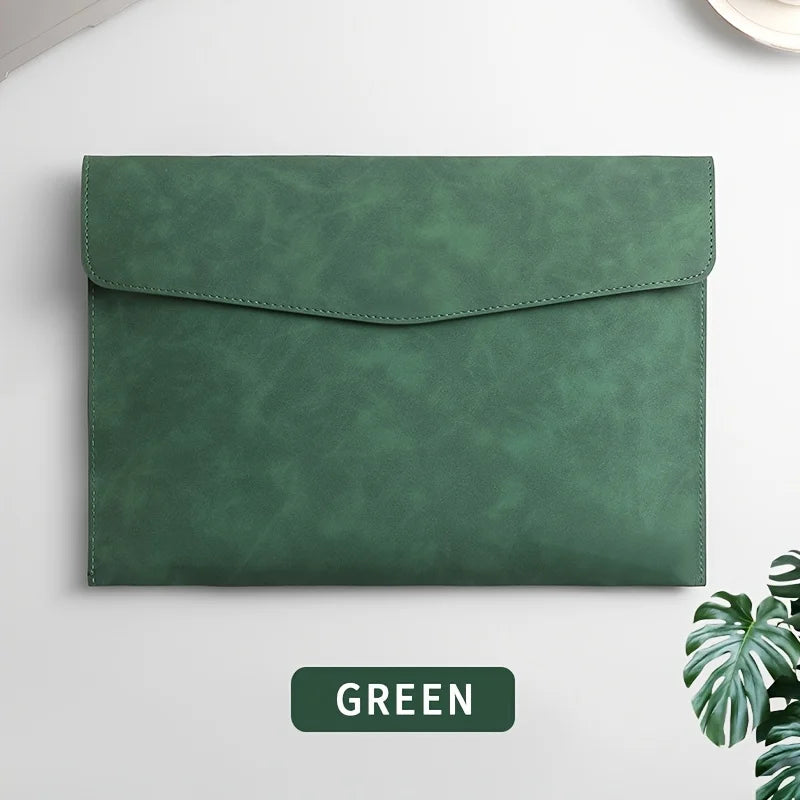 Faux Leather A4 File Organiser Bag