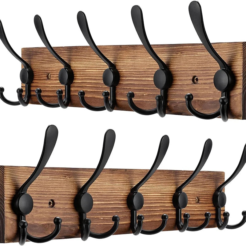 Modern Minimalist Solid Wood Wall Hook — Coat Hanger | Entryway, Bathroom & Bedroom
