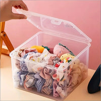 Large Clear Stackable Storage Box