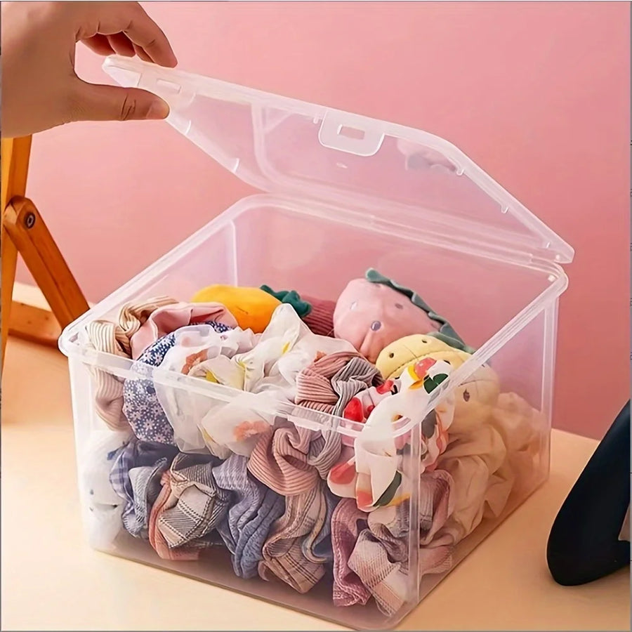 Large Clear Stackable Storage Box