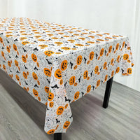 Halloween Terror Pumpkin & Ghost Tablecloth