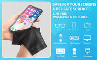 Microfiber screen cleaning cloths