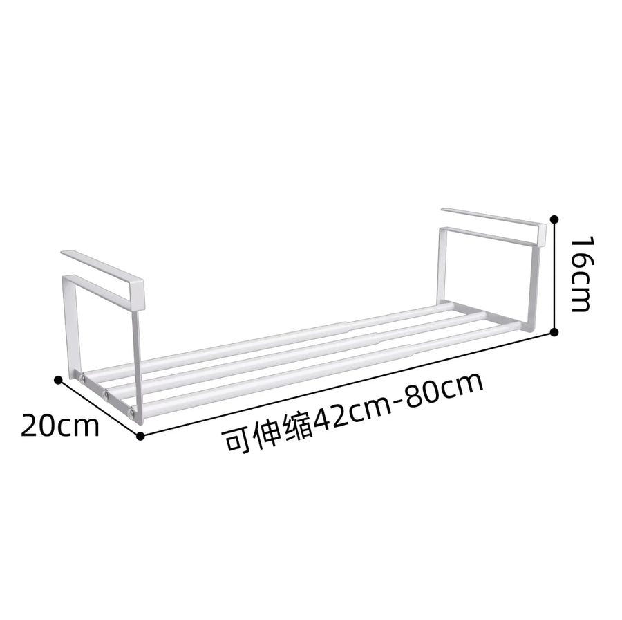 Under-shelf shoe rack