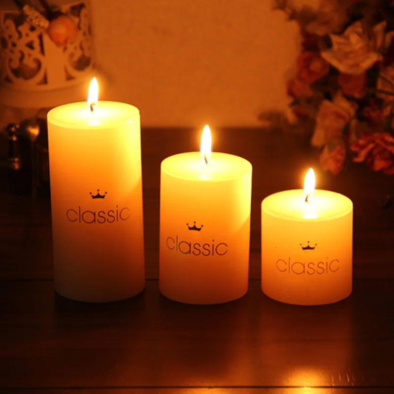 Ivory Pillar Candles — Unscented | Multiple Sizes | Home & Ceremony