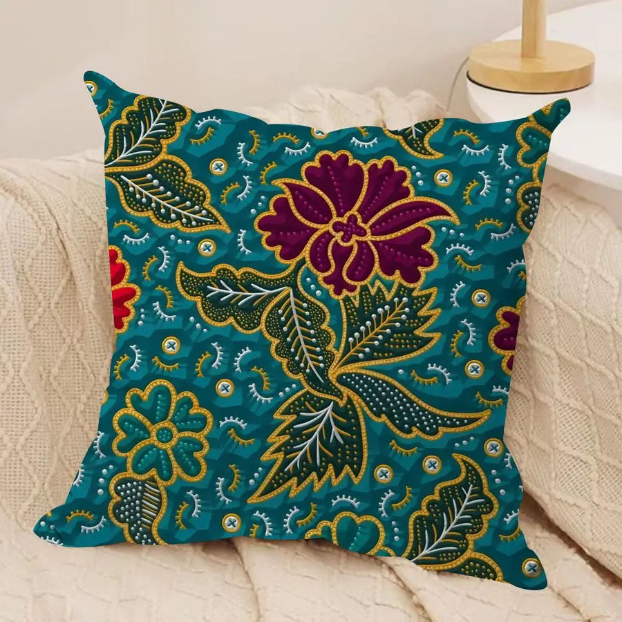 Boho Print Cushion Cover — Soft Plush | Double-Sided Print