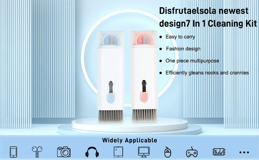 7-in-1 Electronics Cleaning Kit — Keyboard, Earbuds, Screen & More