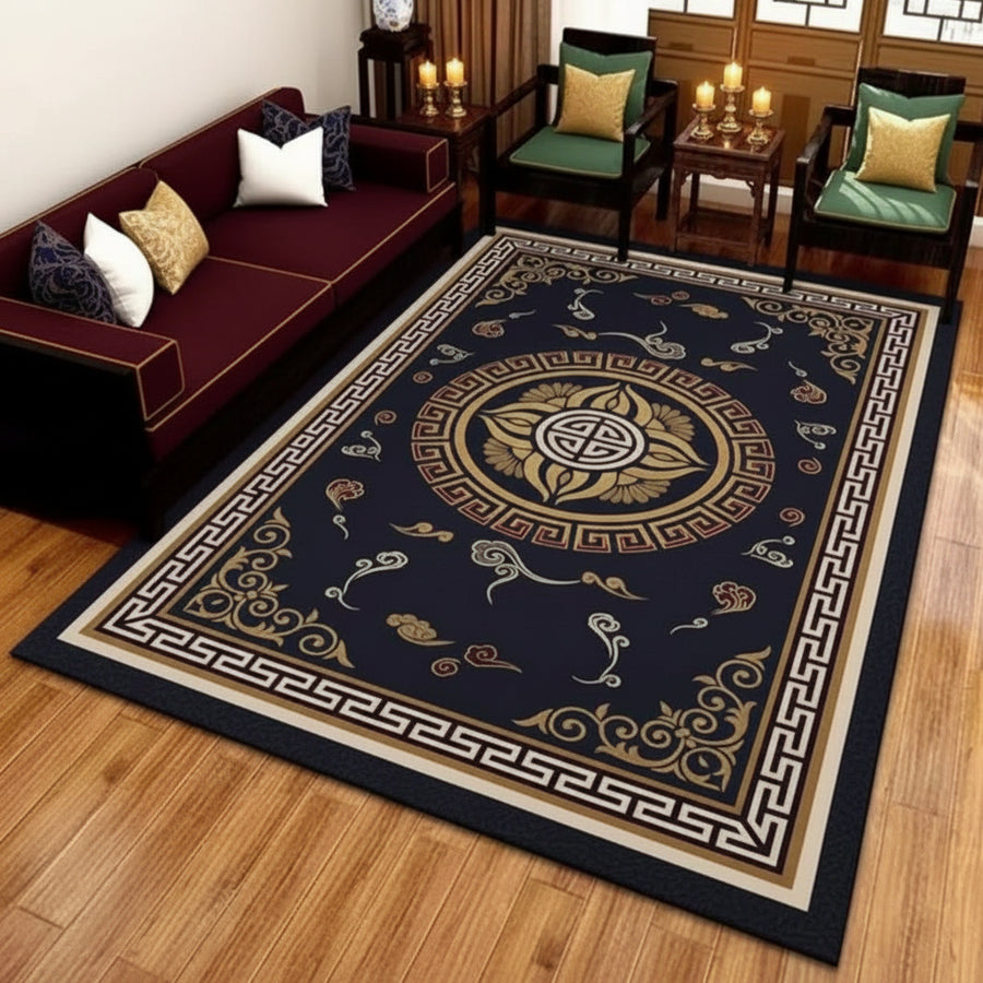 Soft Flannel Area Rug — Non-Slip | Nordic Style | Multiple Sizes