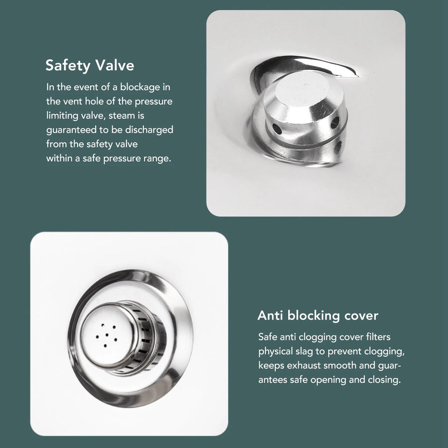 Stainless steel pressure cooker