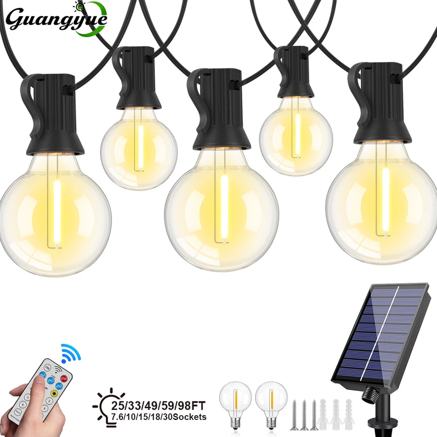 G40 Outdoor Solar String Lights
