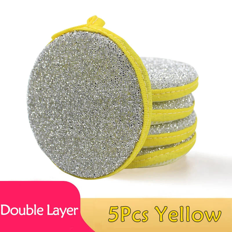 Double-Sided Dishwashing Sponges — Eco-Friendly, Pack of 5, 10 or 20