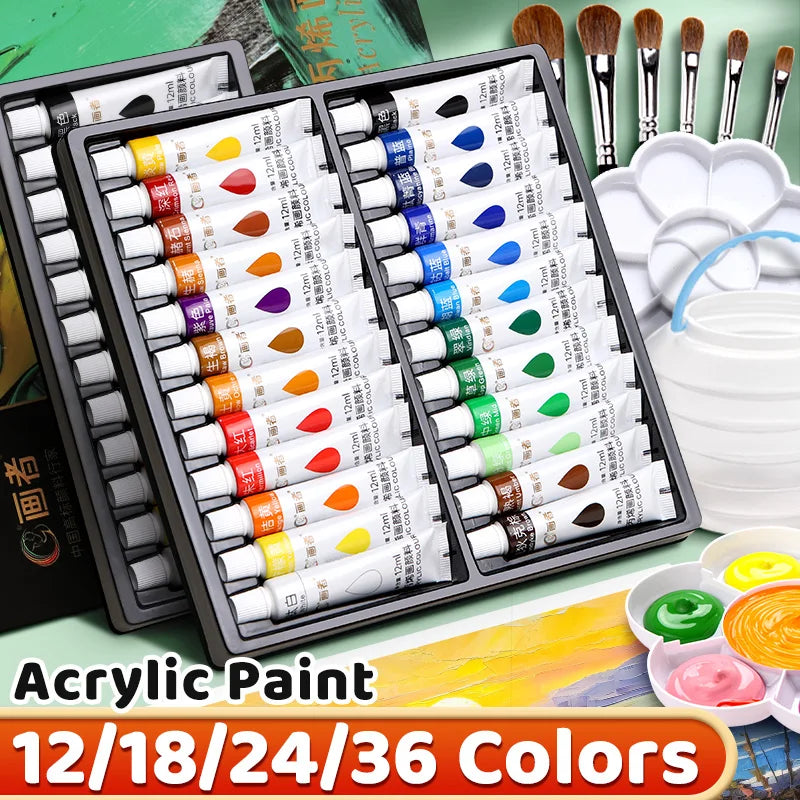Acrylic paint set