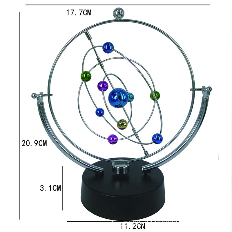 Perpetual motion celestial globe