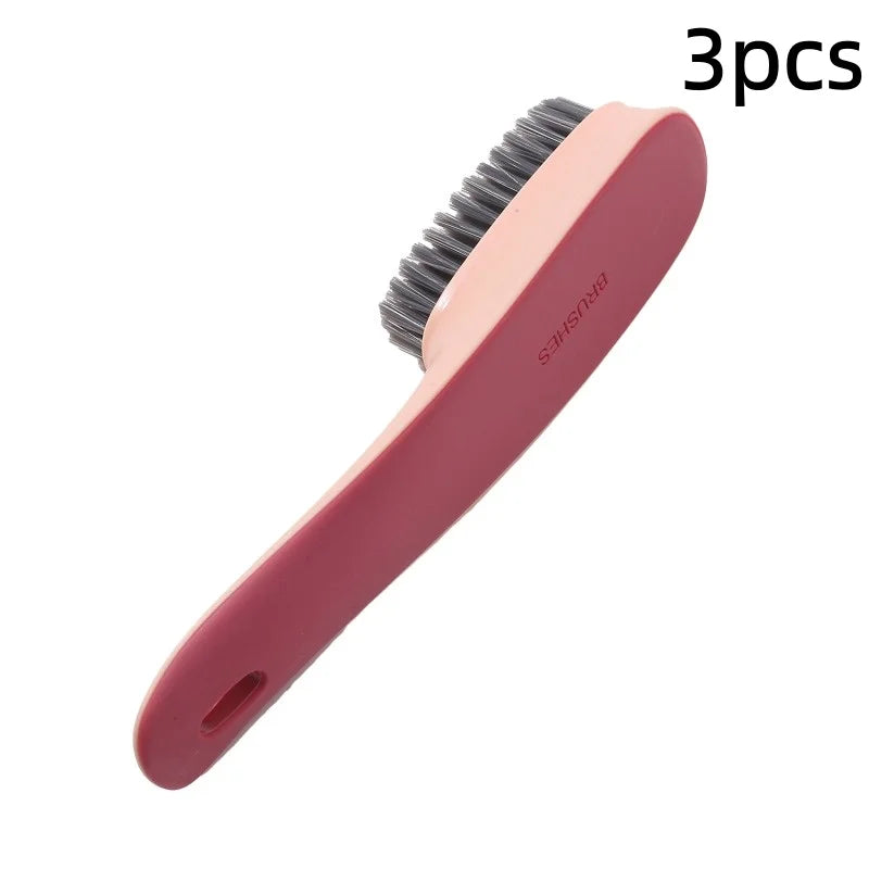 Long-Handle Shoe & Clothes Scrubbing Brush — Single or 3-Pack
