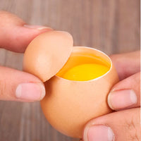 Stainless Steel Egg Topper & Shell Cutter — Boiled & Raw Eggs