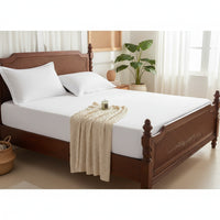 Brushed sateen fitted sheet