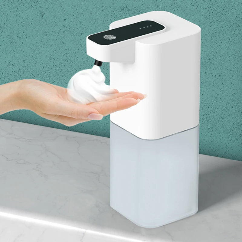 Automatic Touchless Foam Soap Dispenser — 400ml, USB-C Rechargeable, Infrared Sensor