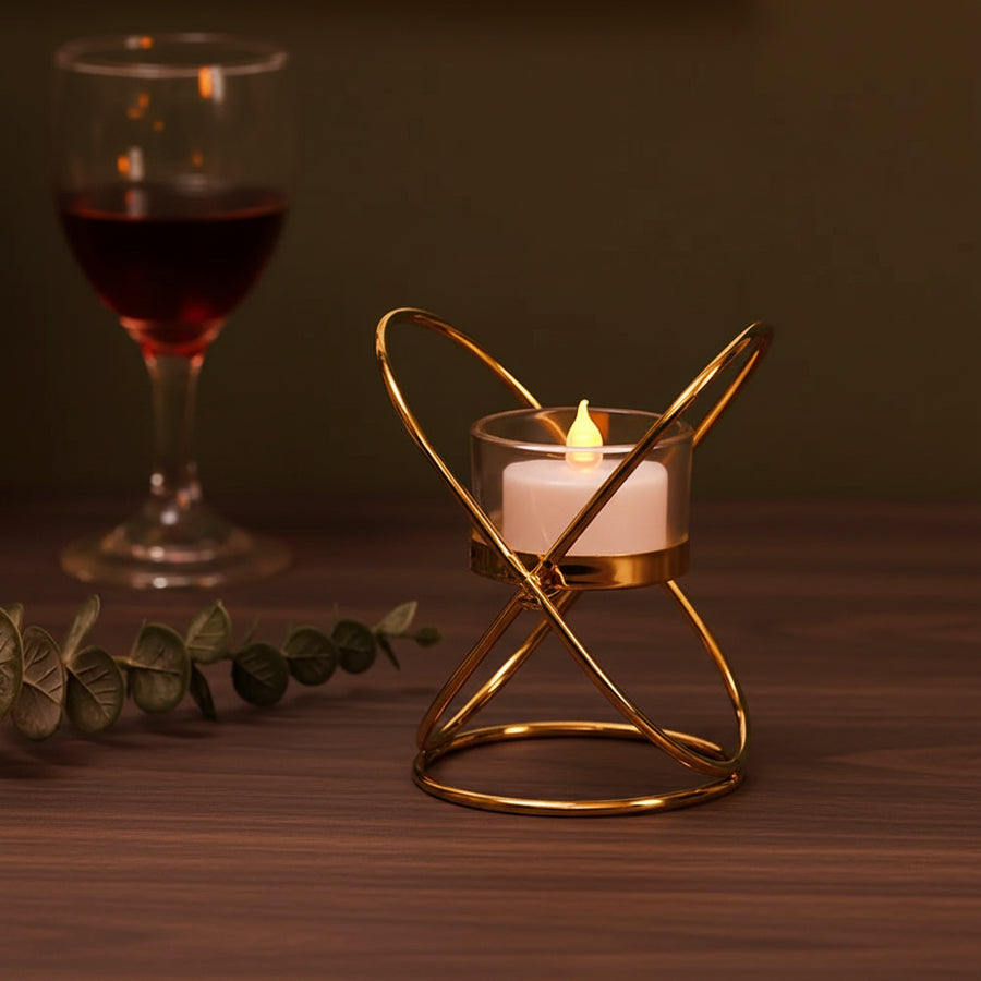 Gold Metal Candlestick Holder | Retro European Style | 1, 3, 4 & 5 Head