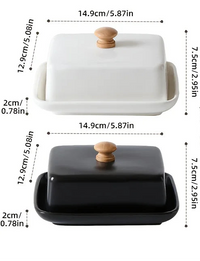 Ceramic Butter Dish with Lid