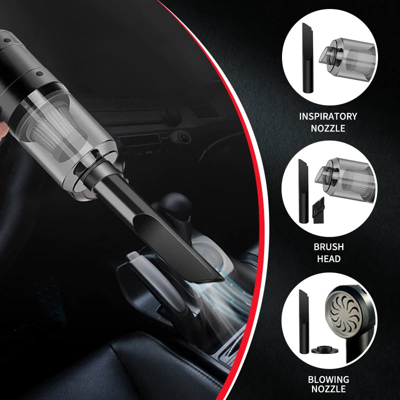 Cordless handheld car vacuum