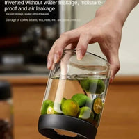 Manual Vacuum-Sealed Coffee Jar