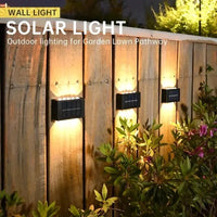 Solar outdoor wall light