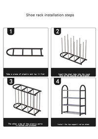 4-Tier Shoe Rack