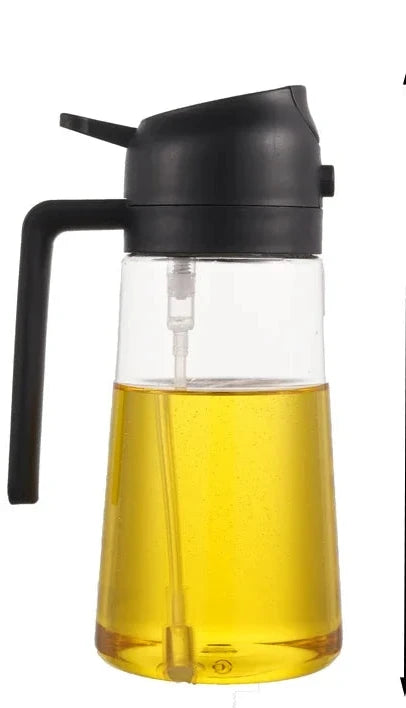 2-in-1 Oil Spray & Pour Dispenser Bottle — Refillable | 3 Sizes