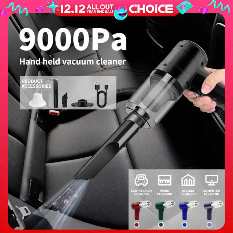Cordless handheld car vacuum