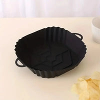 Reusable Silicone Air Fryer Liner — Foldable Non-Stick Baking Mat