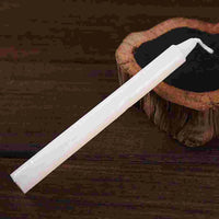White Taper Candles — Set of 10 | Classic Paraffin | Tall Pillar