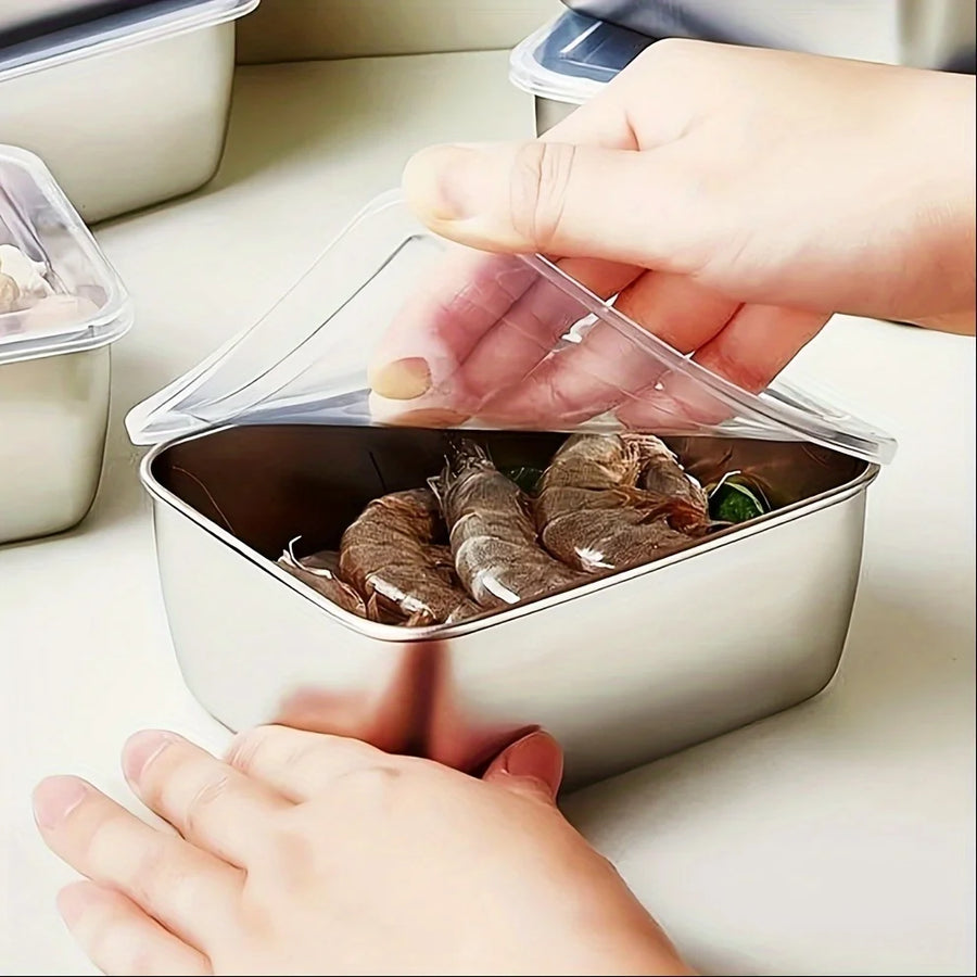 Stainless steel food container set