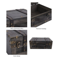 Vintage Wooden Storage Trunk