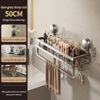 Suction Cup Bathroom Rack — No Drill Required