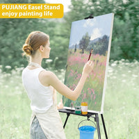 Folding aluminium art easel